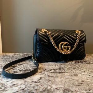 GG Marmont small matelassé shoulder bag